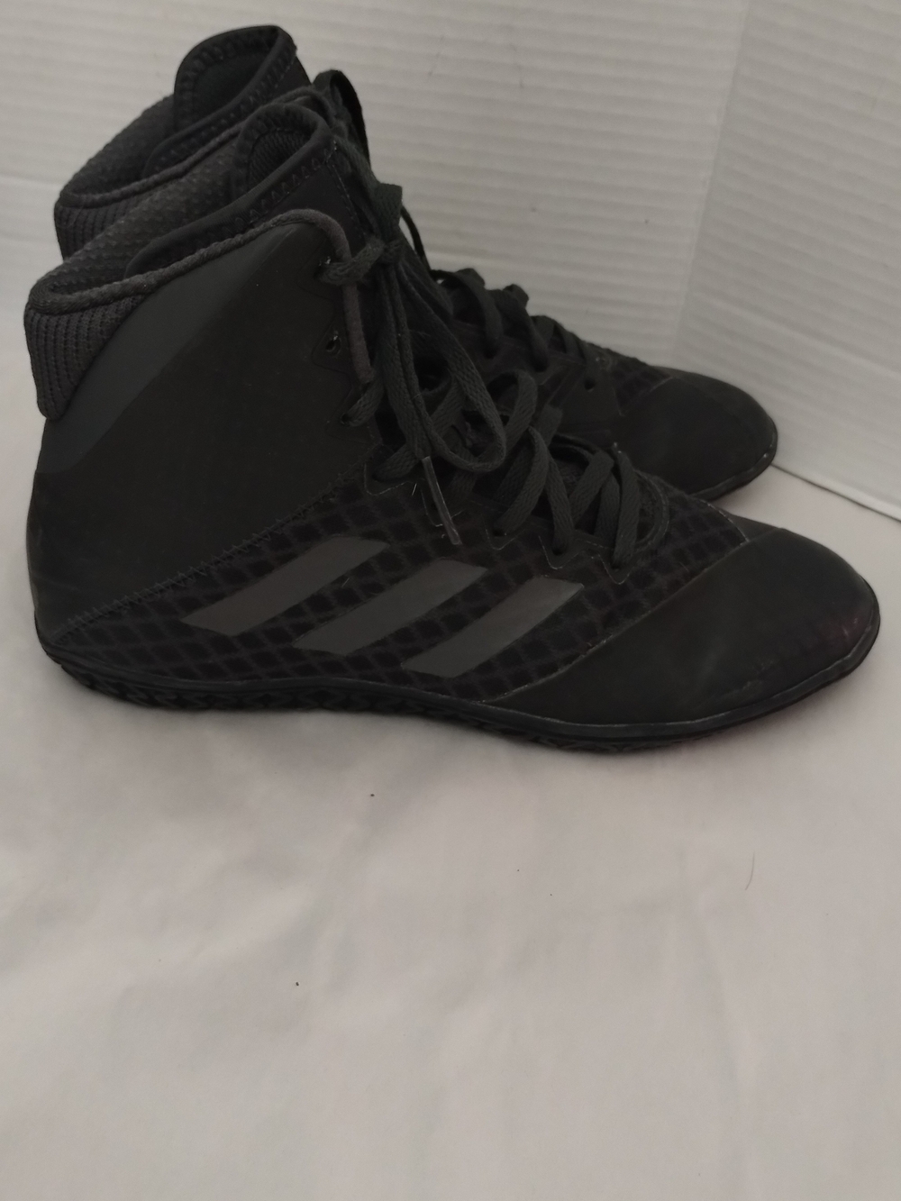 adidas Men's Black Athletic High-Top Shoes